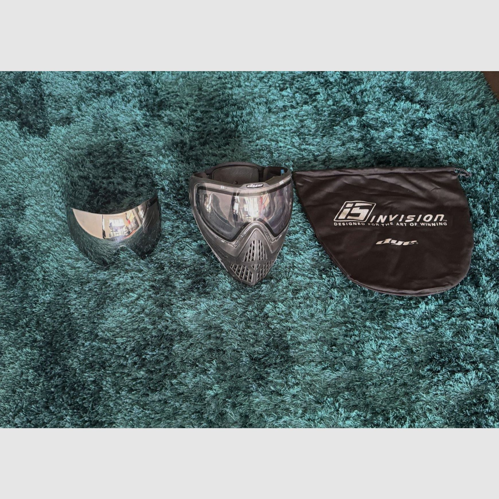  Dye i5 Maske – Onyx Black | Quasi neu | Nur 1x getragen