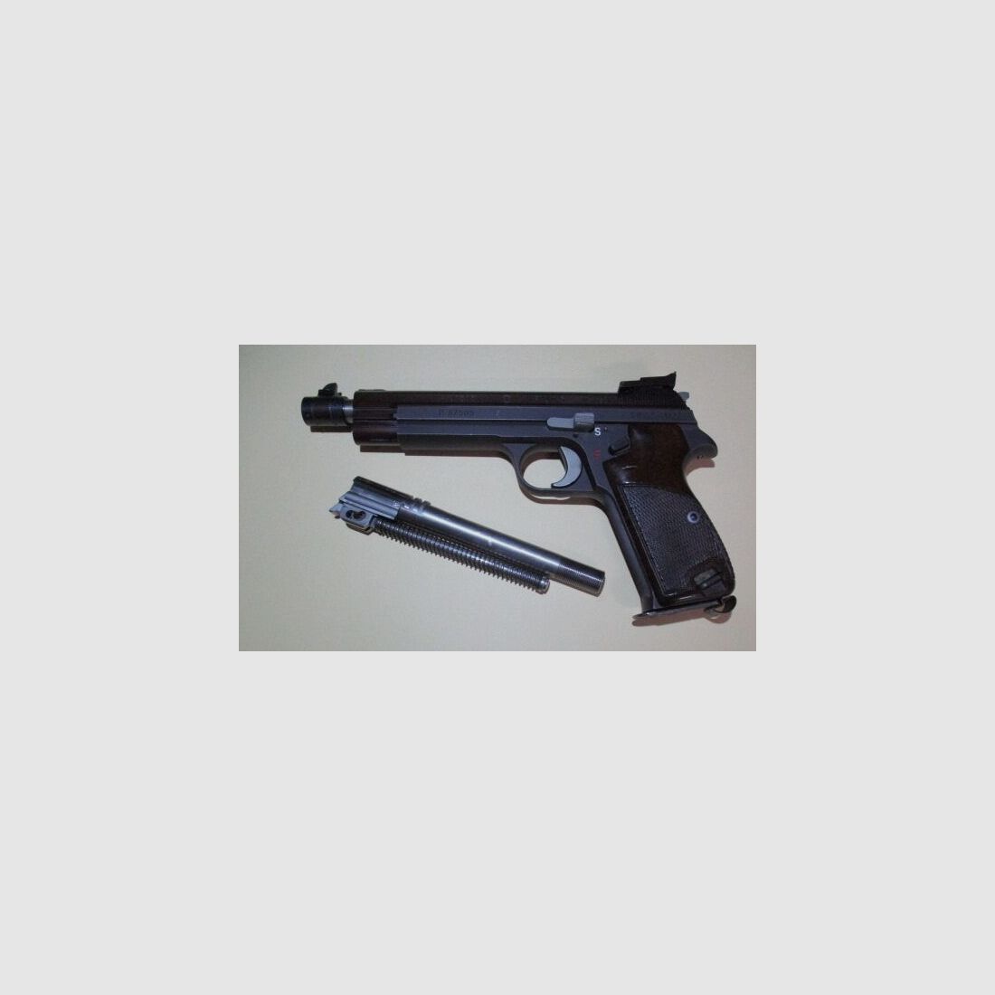Pistole SIG P20-5 Target Sport 6 Zoll mit Zusatz Bleiflauf 210-5