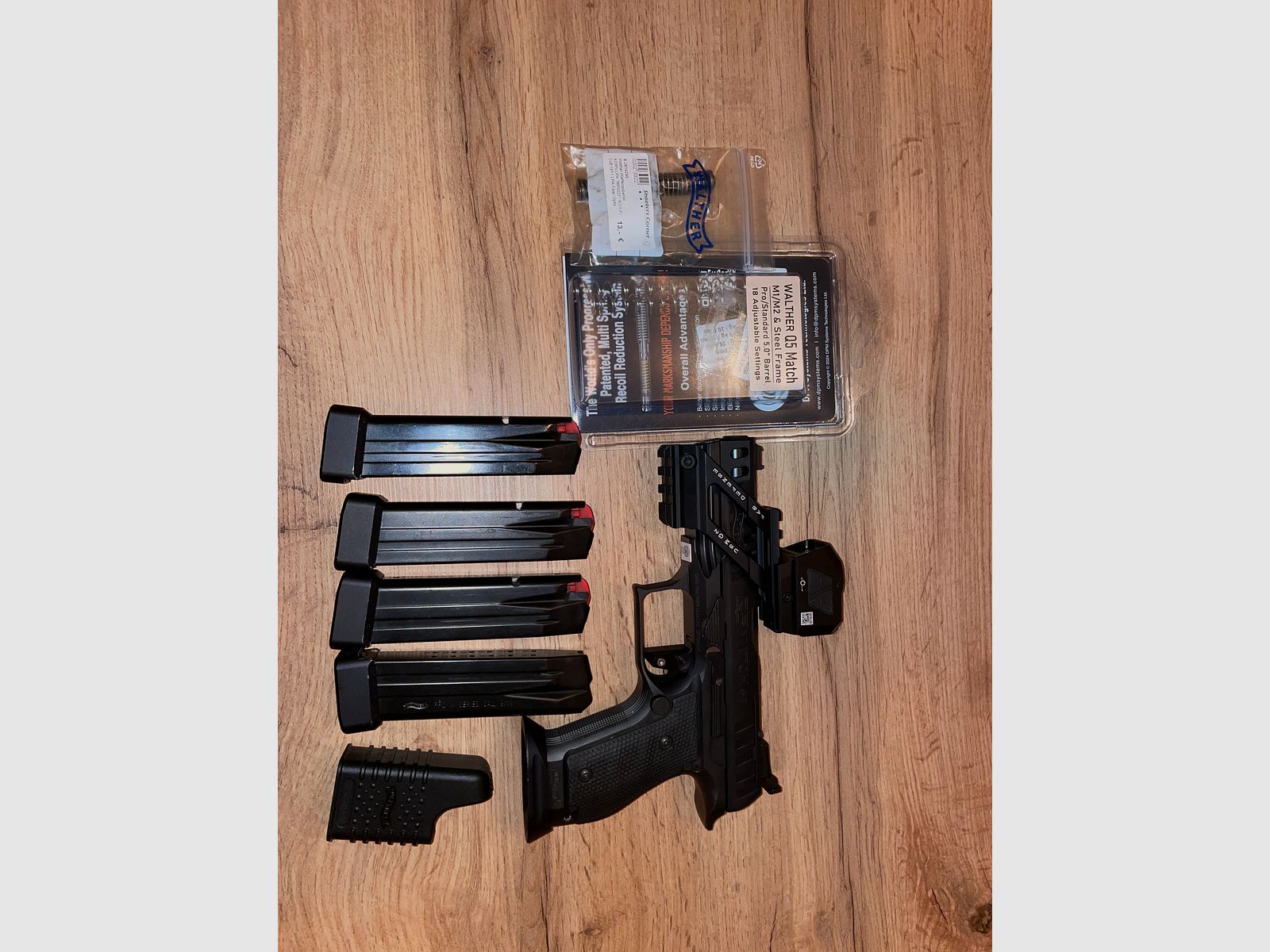 Walther Q5 Match SF Black Ribbon met extra's