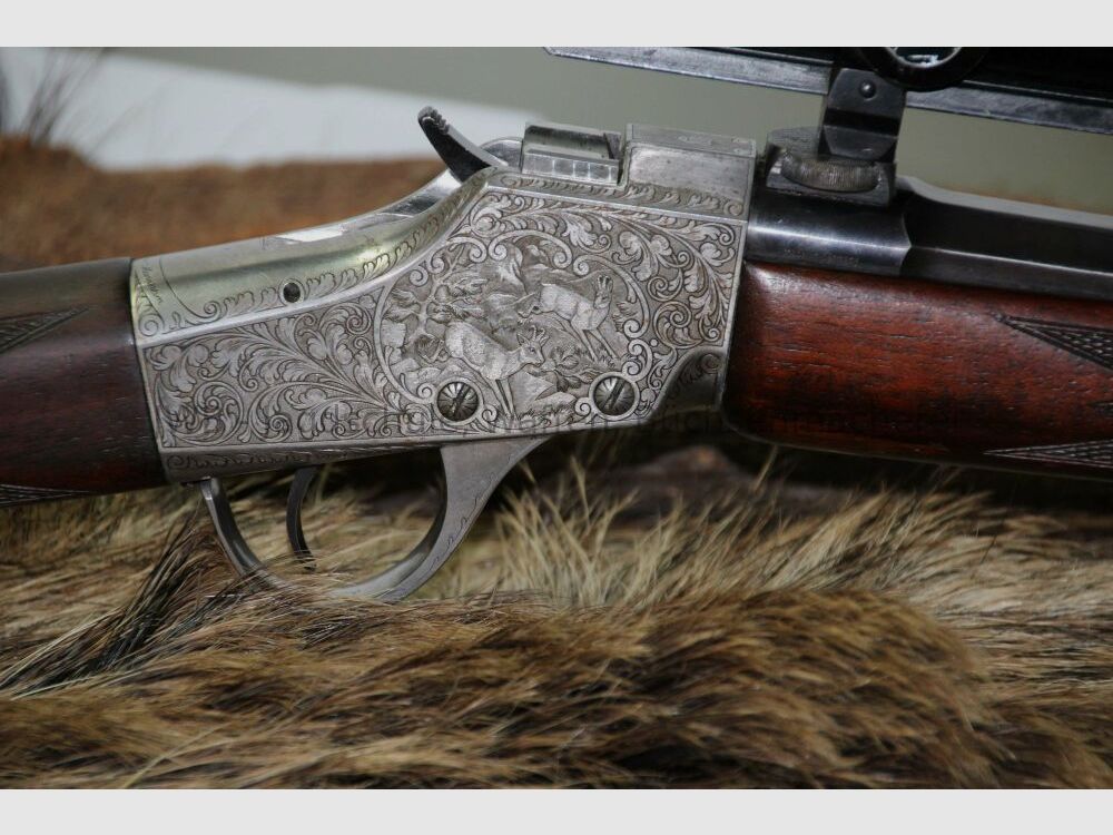Carabina Stoermer con cañón octogonal 6,5x68R