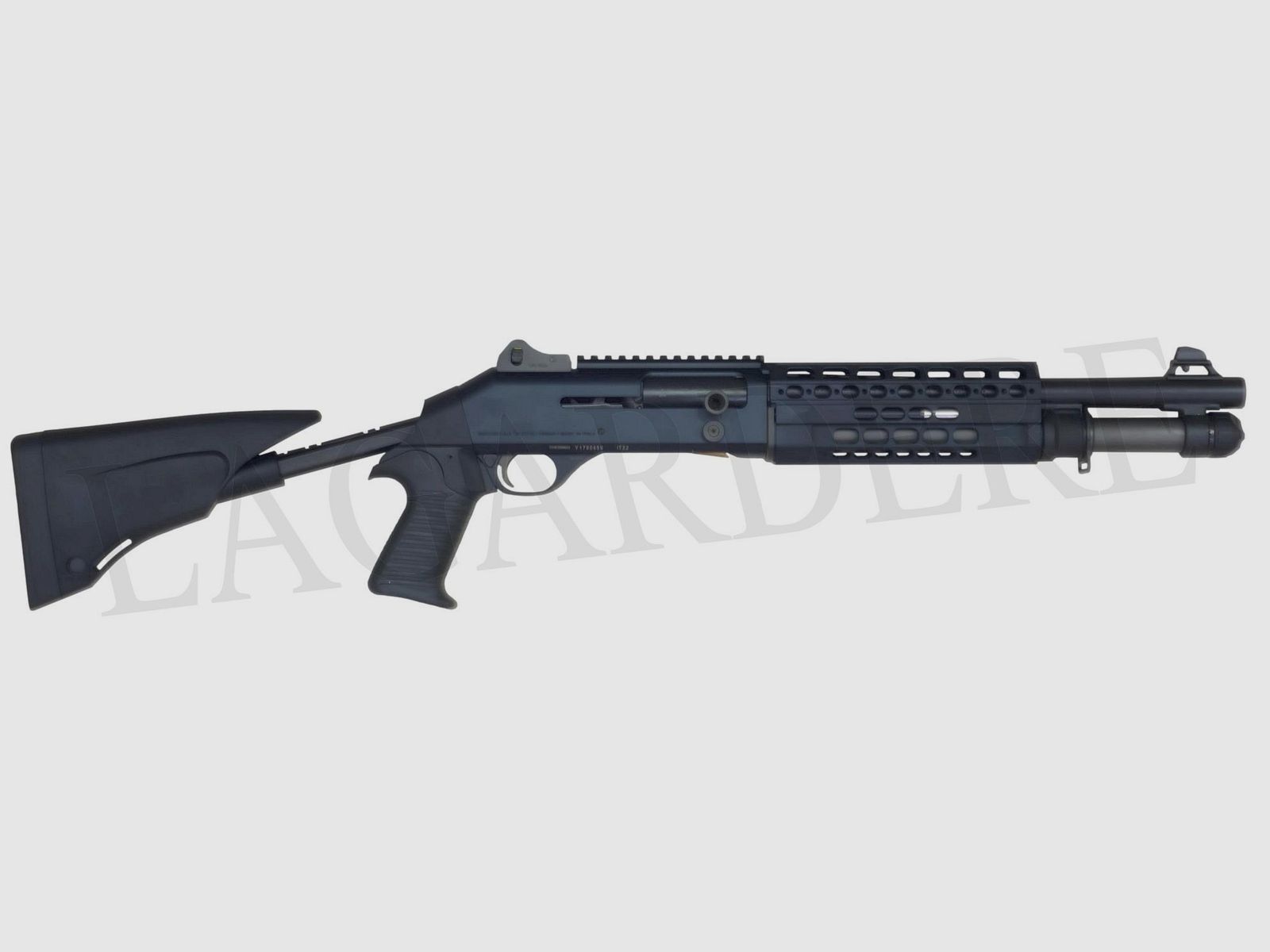BENELLI M4 T-PRO 14" SCHWARZ (SEMI-AUTOMATISCHE FLINTE MIT GLATTEM LAUF)