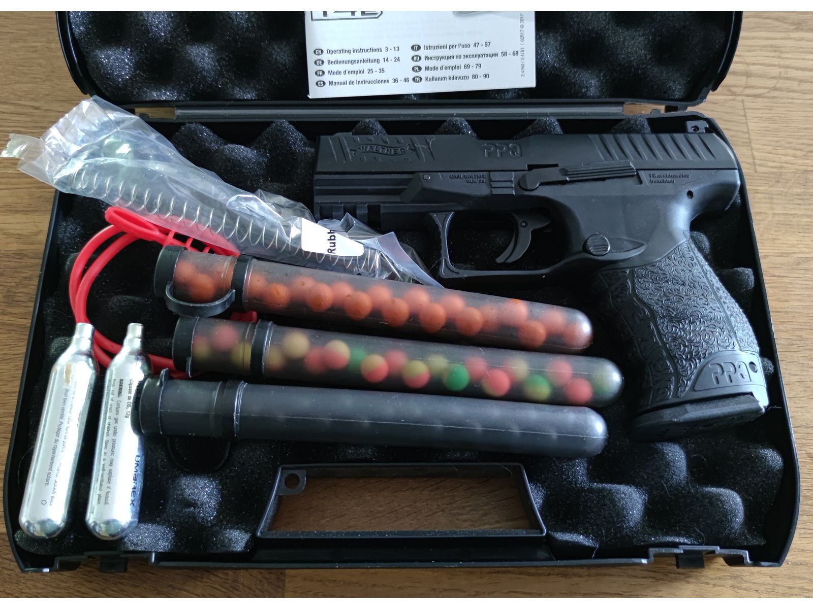 Walther PPQ M2 CO2-RAM Pistole Kal. 43 schwarz