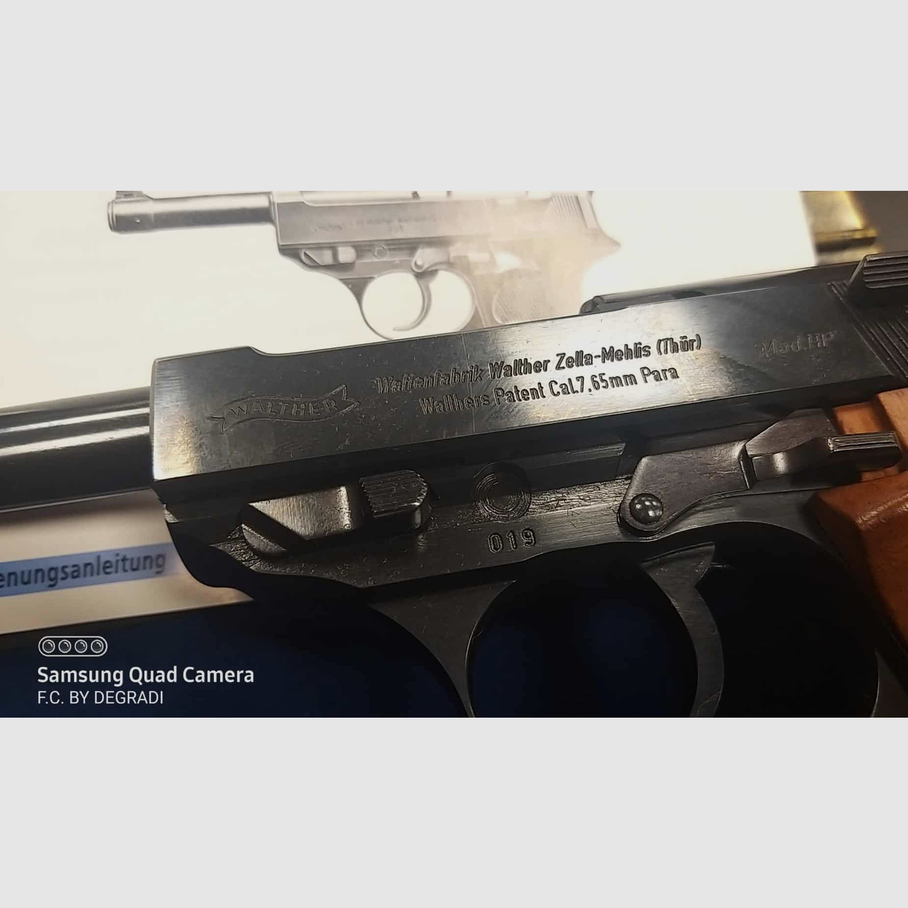 Walther P38 Kommemorative Limited Edition 60 Jahre, Bild 4 von 6