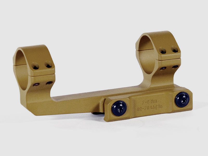 ERATAC Block Mount ULTRA LIGHT, extended CERAKOTE RAL8000 ø 30 mm + 22 mm height (0 MOA inclination), 147 g