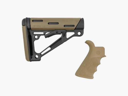 Kolf Hogue AR15 OMCB Mil-Spec met grip FDE