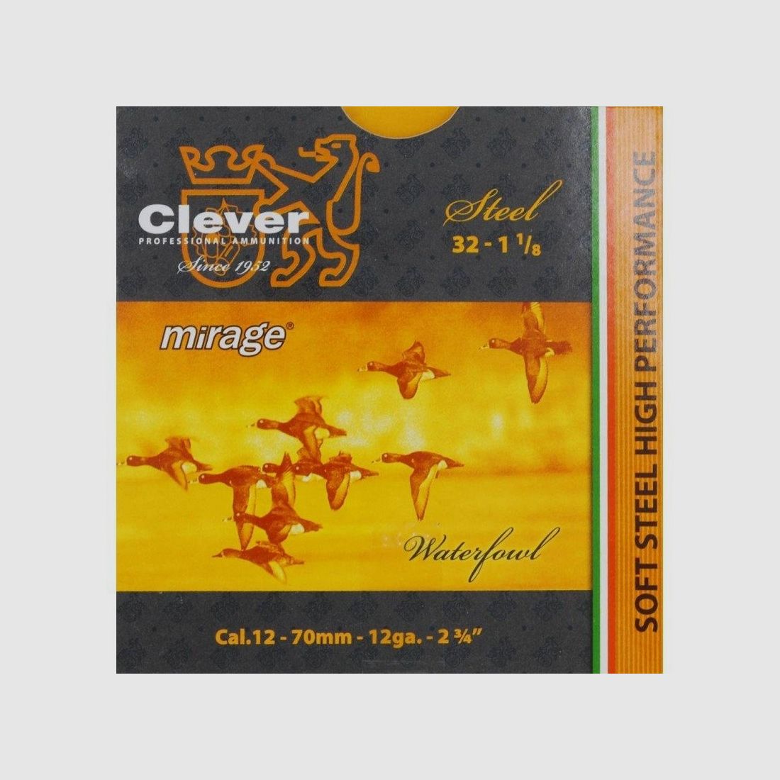 Clever Mirage T4 gibier d’eau cal. 12 32 g n° 6 25 pcs