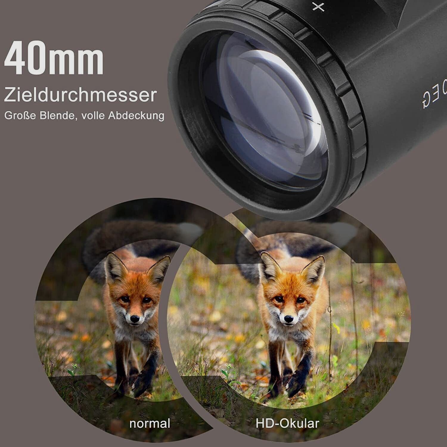 3-9 x 40 Gewehrzielfernrohre, 3 - 9 fache - Vergrößerung für Jagd, Softair