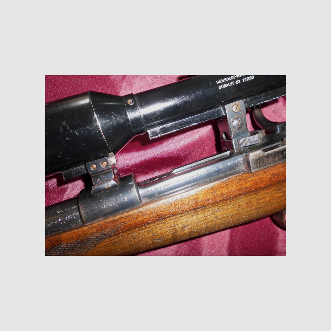 sehr selten 98er Jagdgewehr FN Herstal Zivilmauser ohne Daumenloch 8x57is mit Hensoldt 6x