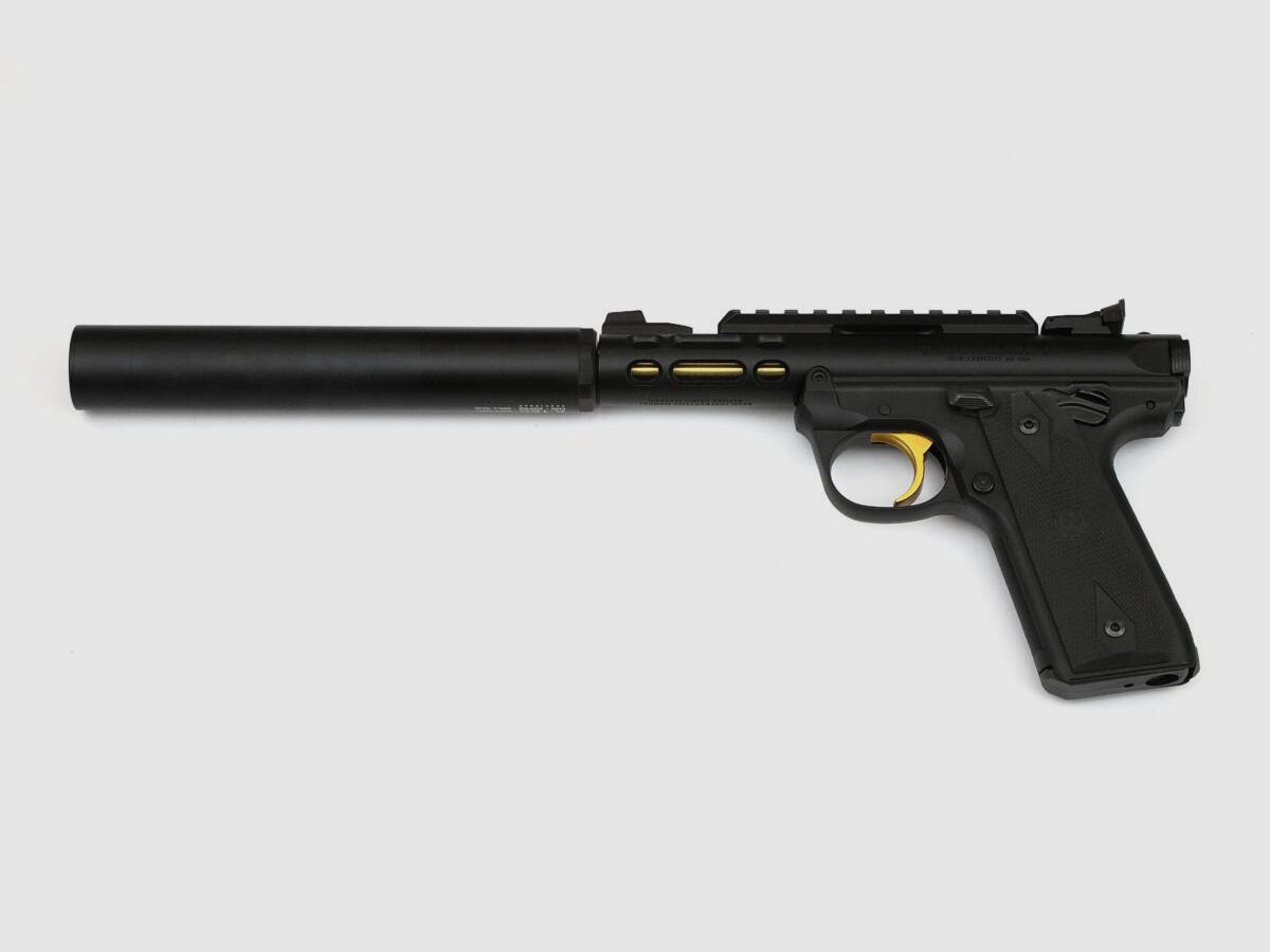 Ruger Mark IV 22/45 LITE Pistole schwarz/gold, Bild 6 von 6