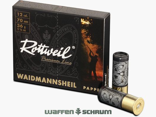 Rottweil 12/70 Waidmannsheil Pappe  3,5mm - 36g