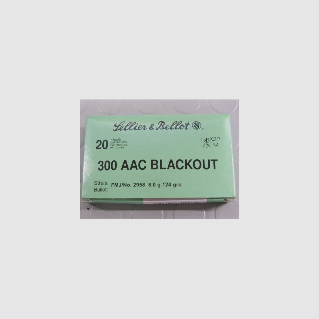 S&B CARICHE 300 AAC BLACKOUT 124GR, immagine 1 di 2