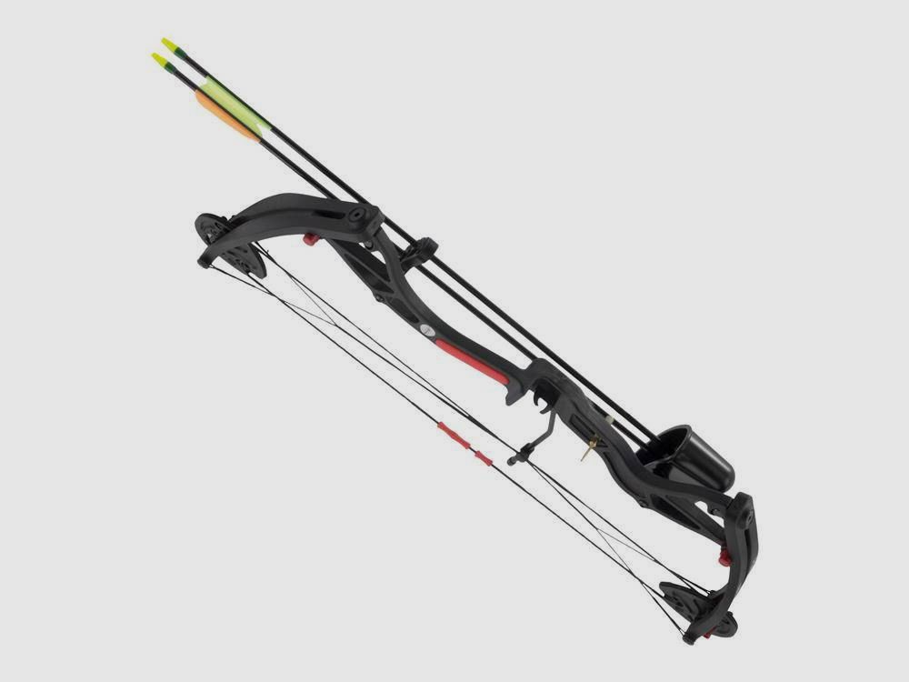 Poe Lang - Łuk bloczkowy Buster - 15-22 lb - 25" - Czarny/Czerwony - CO-034B, zdjęcie 10 z 10