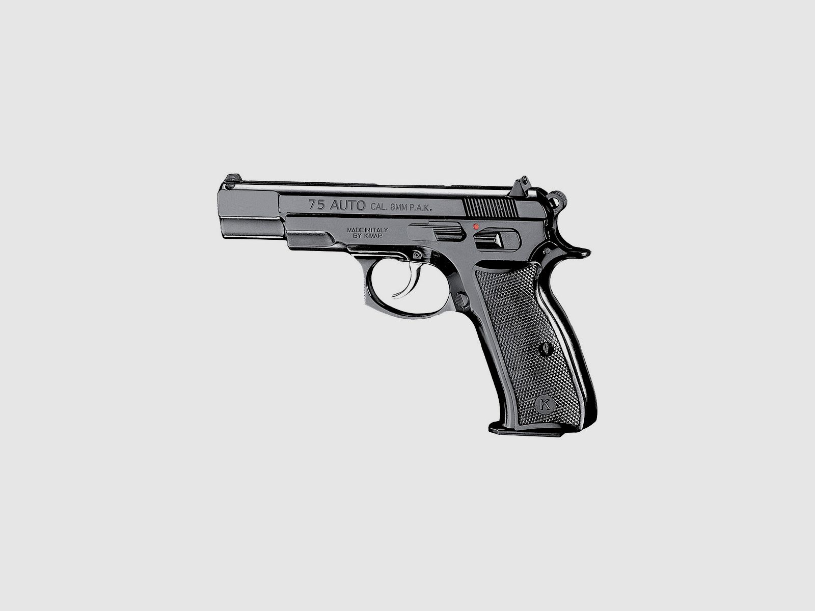 Pistolet à blanc Kimar 75 noir cal. 8 mm