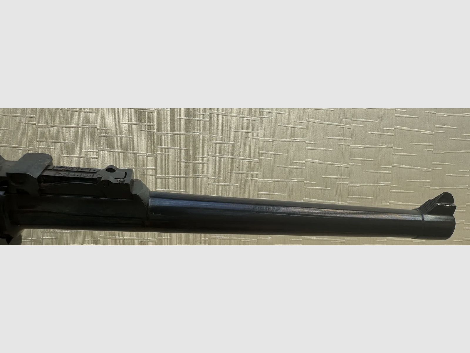 DWM P08 Artillerie – Lange Pistole 08 Modell 1915 mit Anschlagschaft