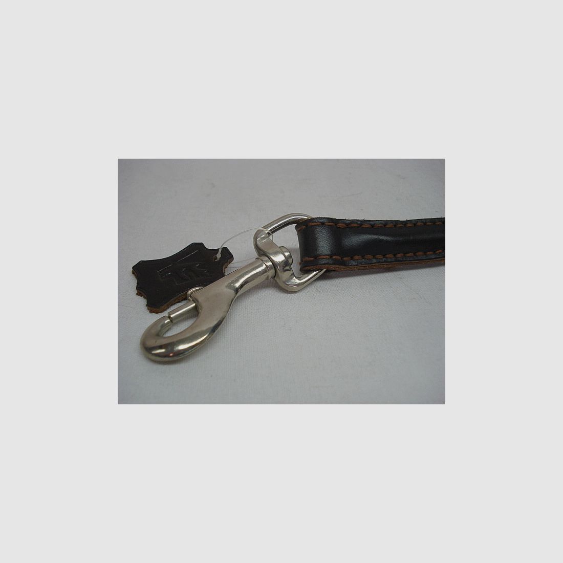 Guinzaglio 70 cm - marrone con anello