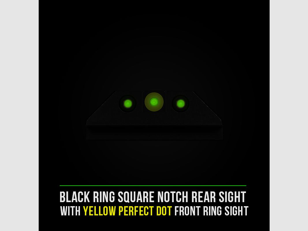 NIGHT FISION Glock 42/43/43X Perfect Dot Tritium Sight SN-YB, Bild 3 von 4