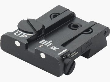 LPA TPU92BE30 mira trasera micrométrica ajustable para Beretta 92, 96, 98, M9, Stock, Brigadier, 90Two – 2 puntos