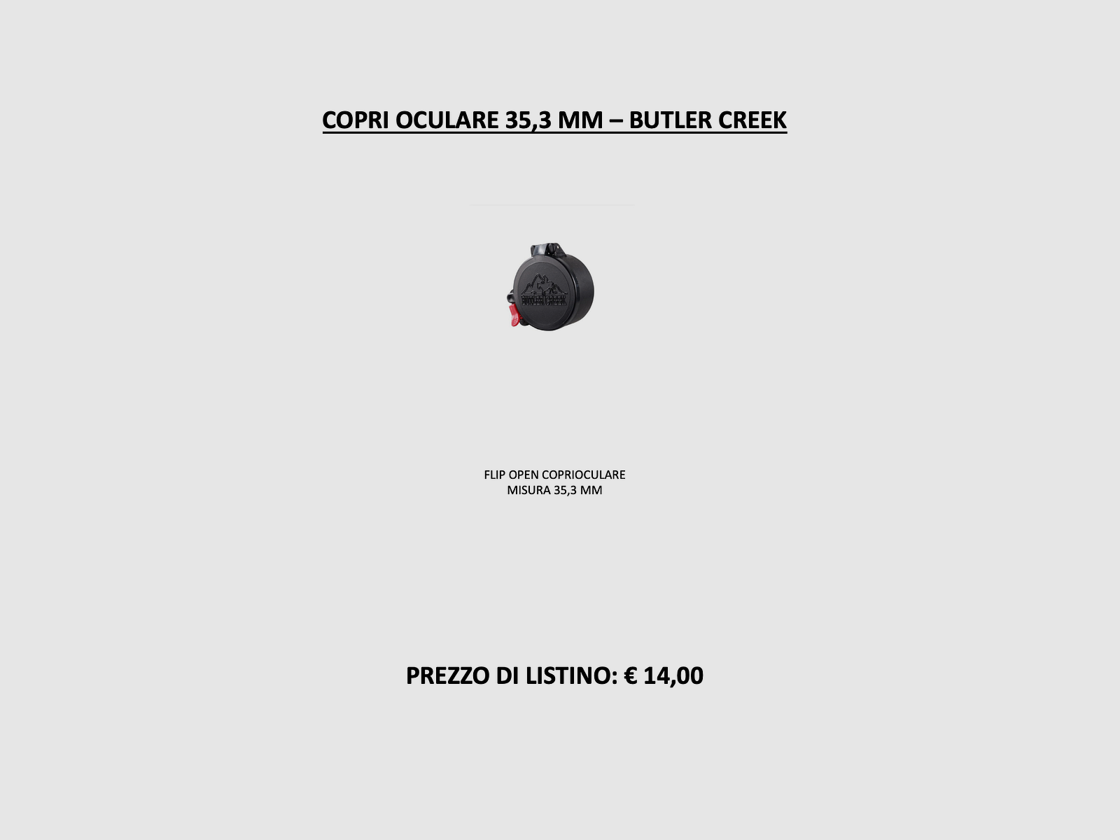 Butler Creek – Osłona okularu na 35,3 mm, zdjęcie 3 z 3