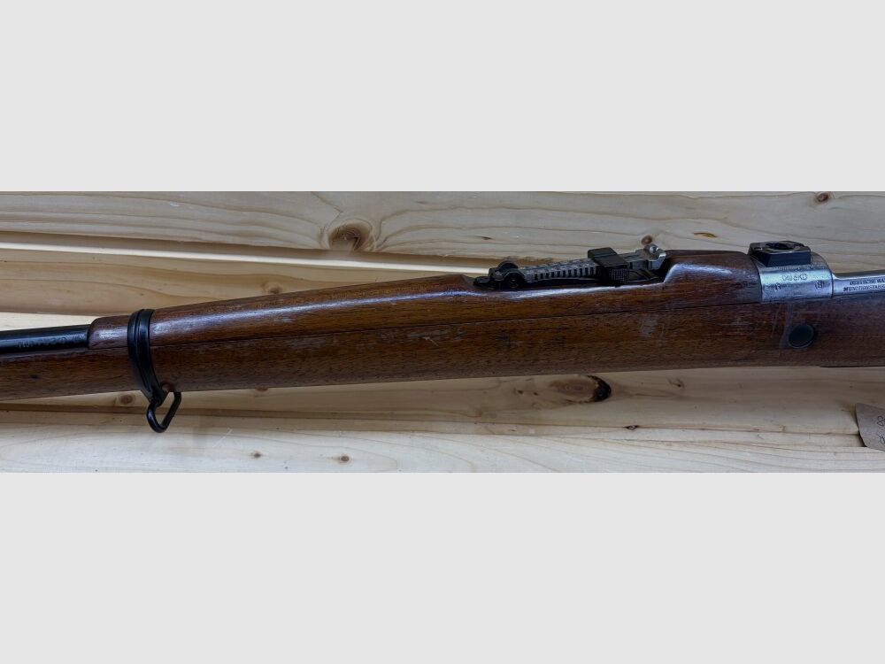 Einzellader DWM Mod. 1908 "Brasilien - Mauser 7x57 mit Schwenkmontagebasen 7x57