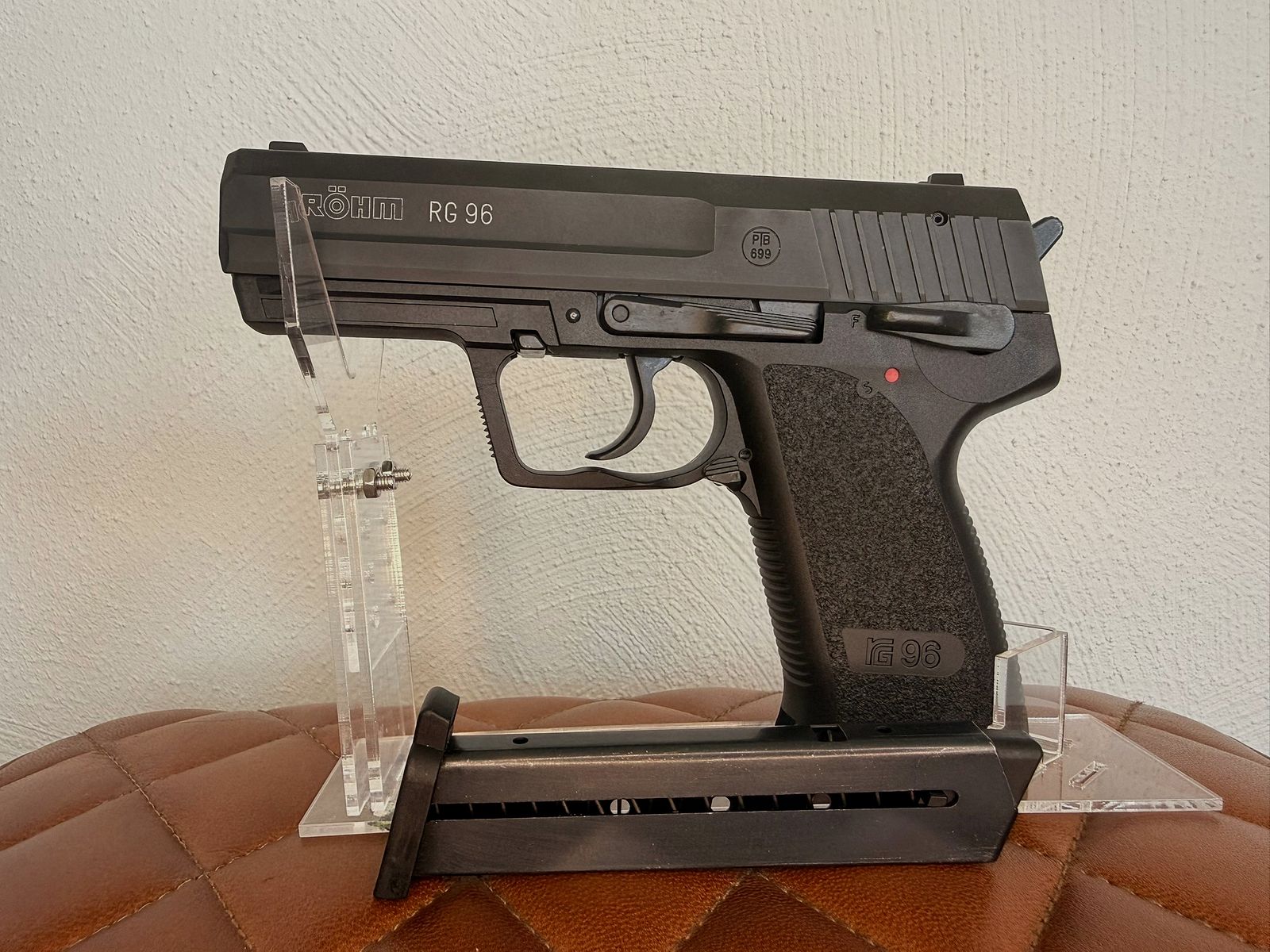 Röhm RG 96 blank firing pistol blued