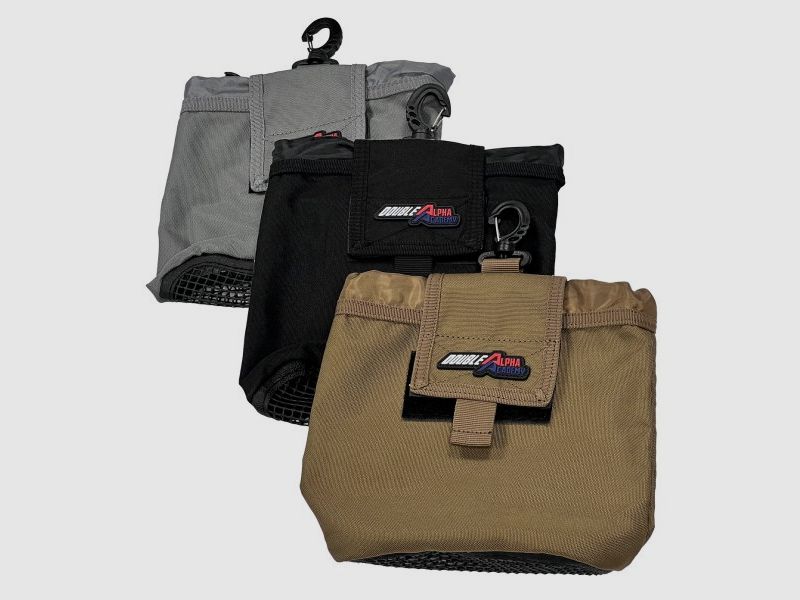 DOUBLE-ALPHA ACADEMY Brass Collection Pouch - Szary