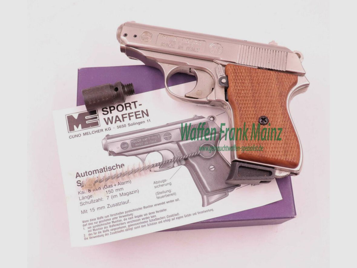 Melcher Cuno, Solingen Mod. Police/PPK verchromt