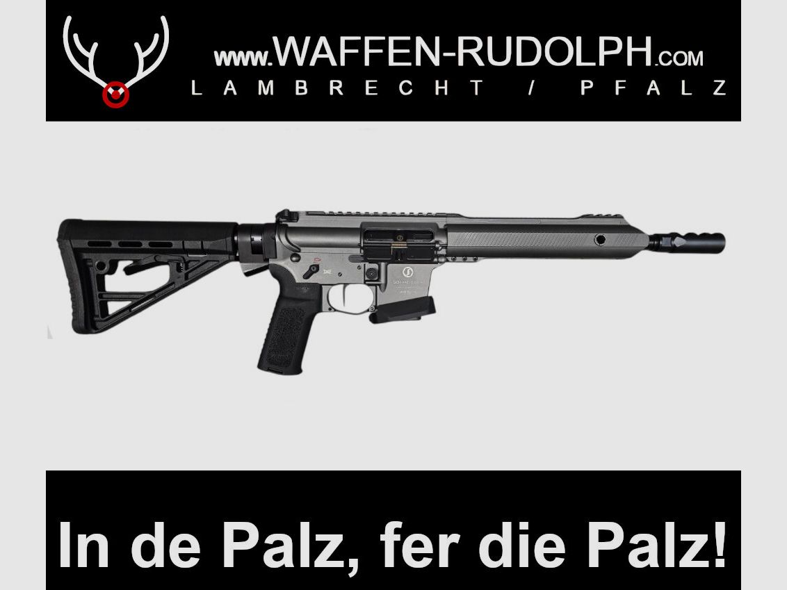 SCHMEISSER AR15-9 S4F Dynamic PCC Gris Sport 10,5“ rifle semiautomática ABSOLUTAMENTE IMPRESIONANTE en WAFFEN RUDOLPH... ¡solo aquí en PFALZ!!!