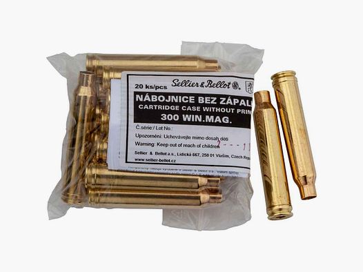 .300 Win. Mag., casquillos Sellier & Bellot