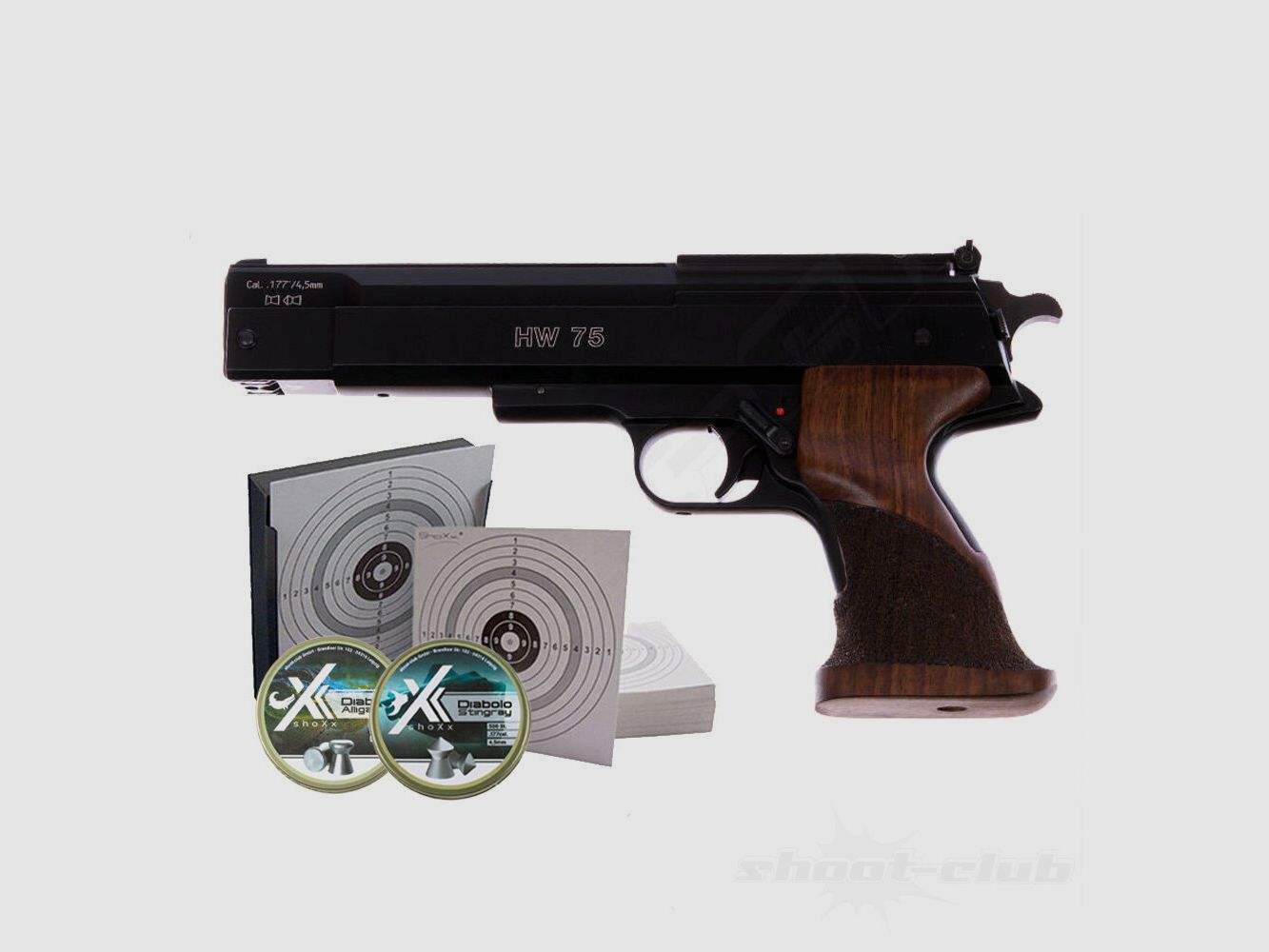 Zestaw pistoletu pneumatycznego Weihrauch HW 75