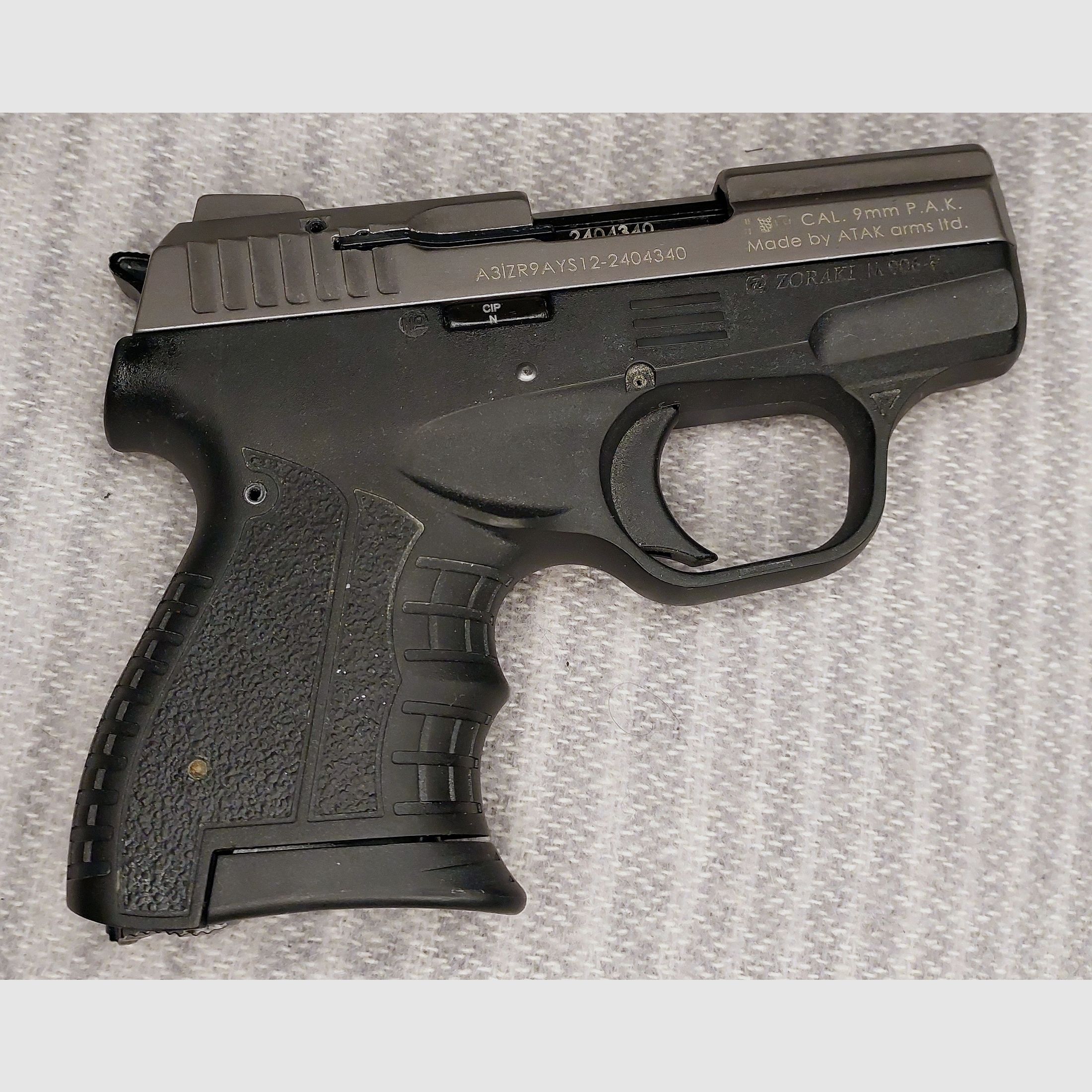 Zoraki M 906 - P blank firing pistol 9mm P.A.K. Titan (PTB 1099)