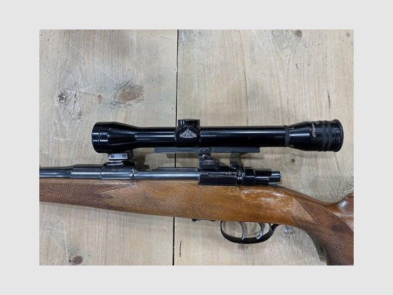 Mauser 98 Repetierer Kaliber 10.3X60R ZF Hertel & Reuss 2-7X Seitliche Schiebesicherung Deutscher Stecher SET, Bild 3 von 4