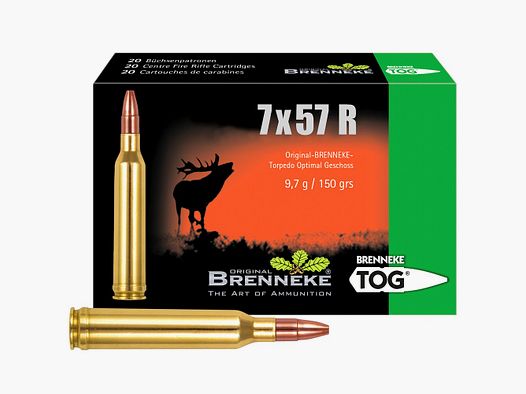Brenneke 7×57 R TOG 9.7g/150grs.