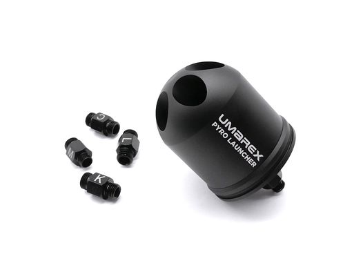 UMAREX 3.3057 Pyro Launcher für Schreckschusswaffen Black Edition inkl 5 Adapter