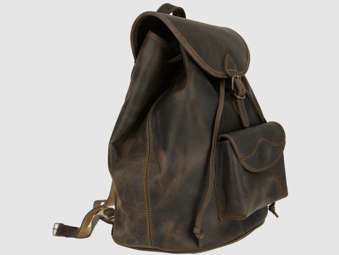 Artipel Dames Rugzak van Rundleer, 25x30x17cm, afbeelding 2 van 6