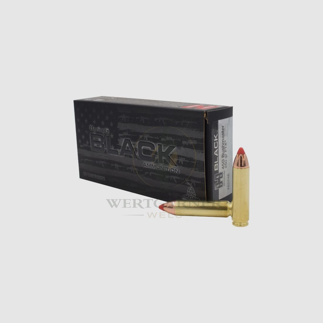 Hornady .450 Bushmaster 250gr FTX Black