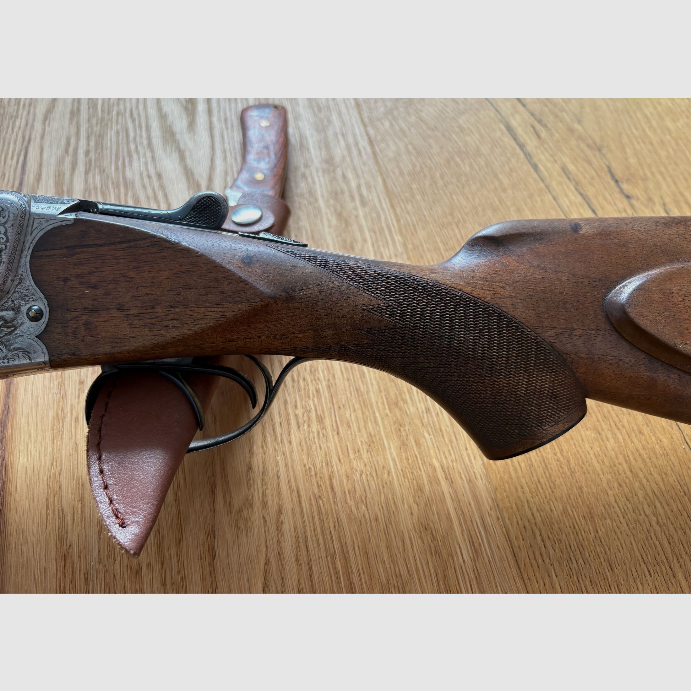 Suhl double-barreled shotgun 12/70