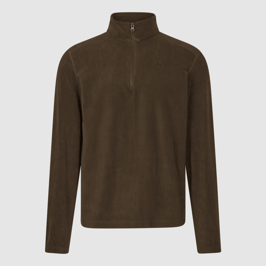 Seeland Benjamin Maglione in Fleece con Mezzo Zip Uomo Marrone Scuro XL