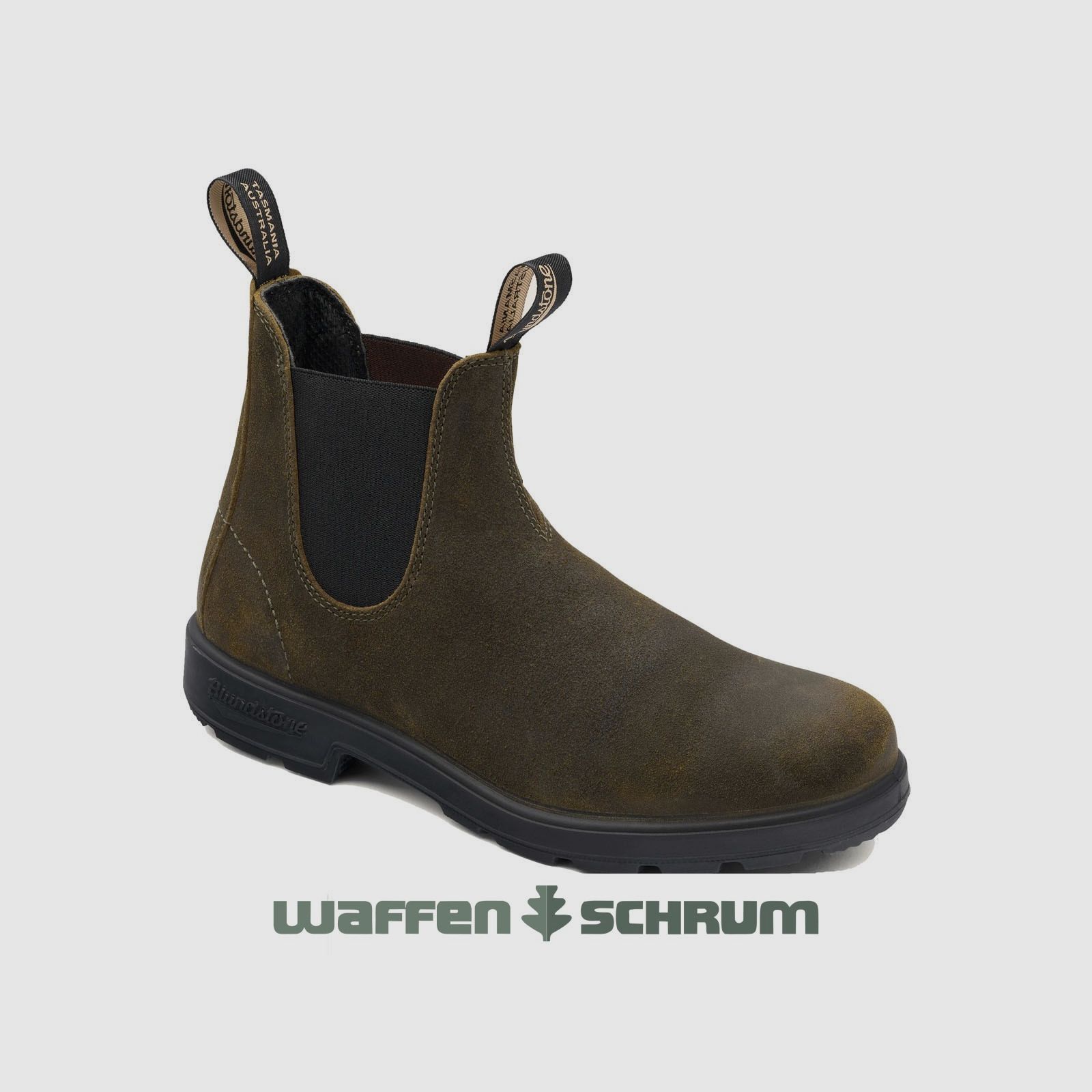 Blundstone Stiefelette 1615 Dark Olive, Rub Suede