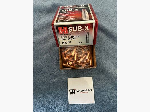 neue Box mit 7.62x39 SUB-X 255gr