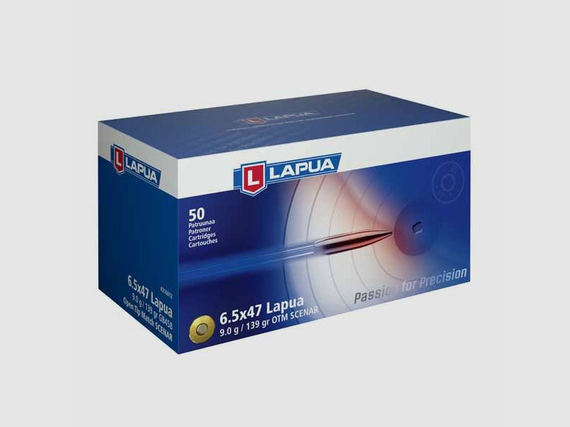 Lapua 6,5x47 Lapua 139GR Scenar 50 Patronen