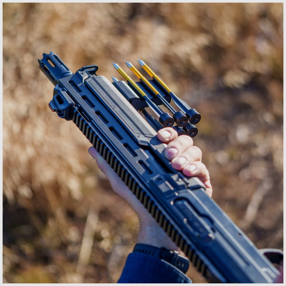 KOMBI | SOPORTE DE FLECHAS Cal.68 | Soporte de flechas + 6 flechas | Negro | T4E HDR68 | HDX68 | HDS68 | HDB68