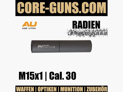 Ase Utra Radien grau Cal. 30 Gewinde M15x1  Schalldämpfer