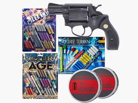 Feuerwerk Revolver Set Smith & Wesson Chiefs Special Schreckschuss