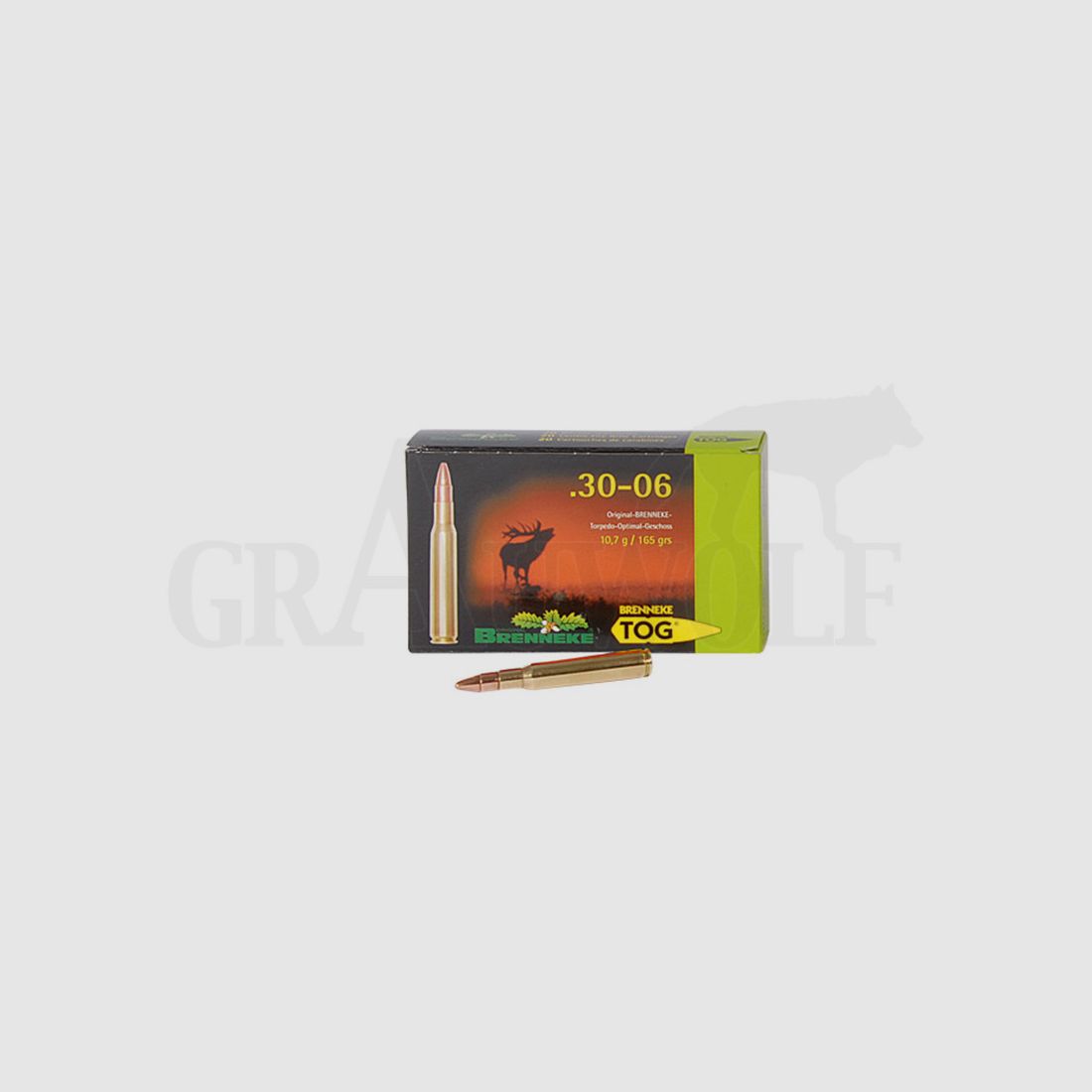 .30-06 165 gr / 10,7 g Brenneke TOG Patronen 20 Stück