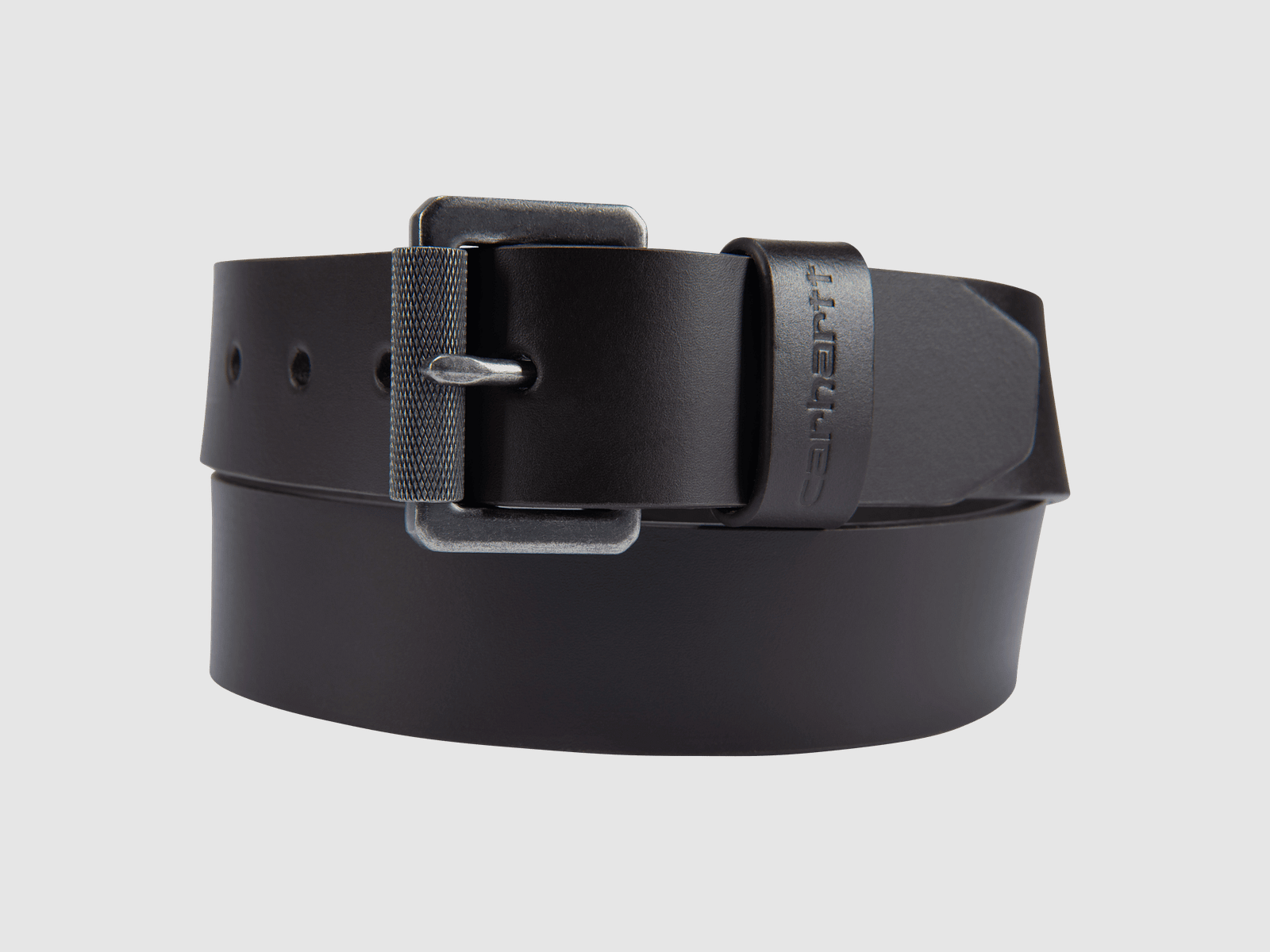 Carhartt Bridle Leather Roller Buckle Belt Men Dark Brown 40W