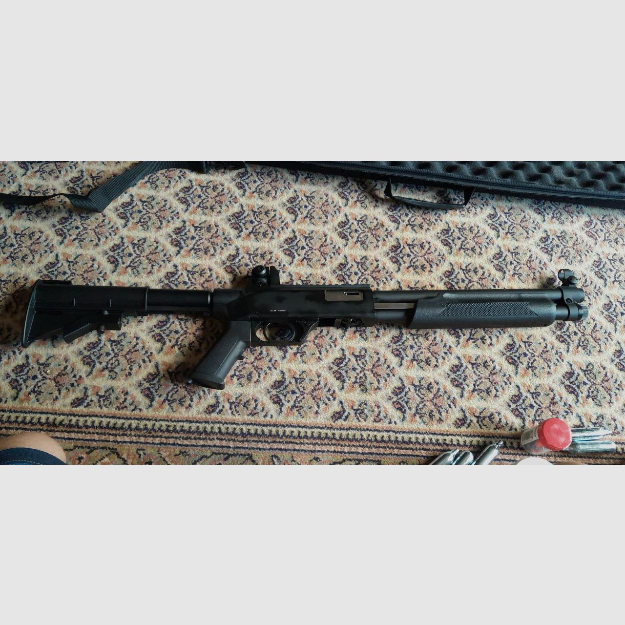 Walther T4E SG68 CO2 Paintball Shotgun, 16 Joule  (Neuwertig)
