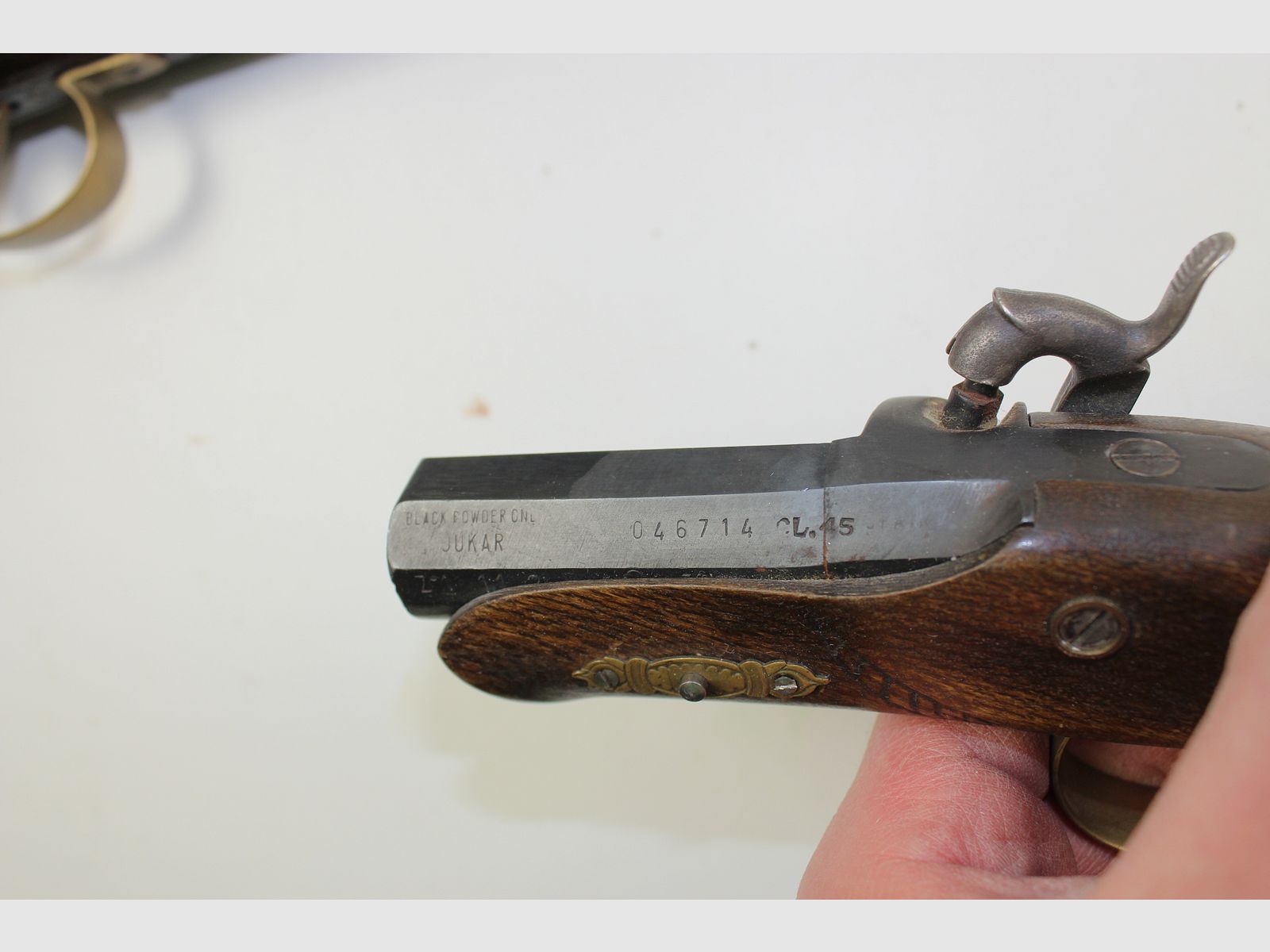 3 piezas Jukar / Dikar España pistolas de avancarga .45