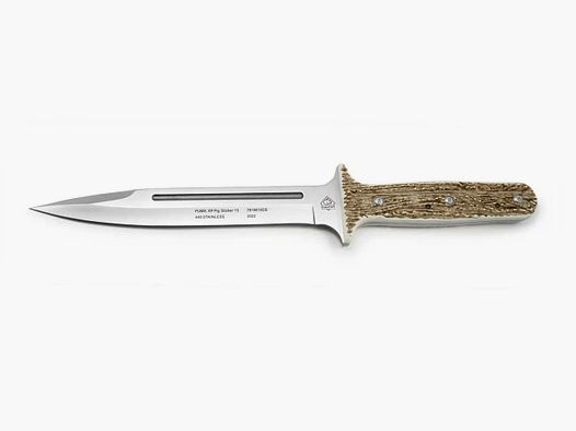 PUMA XP pig sticker 13, Abfangmesser, POM Commando Stag