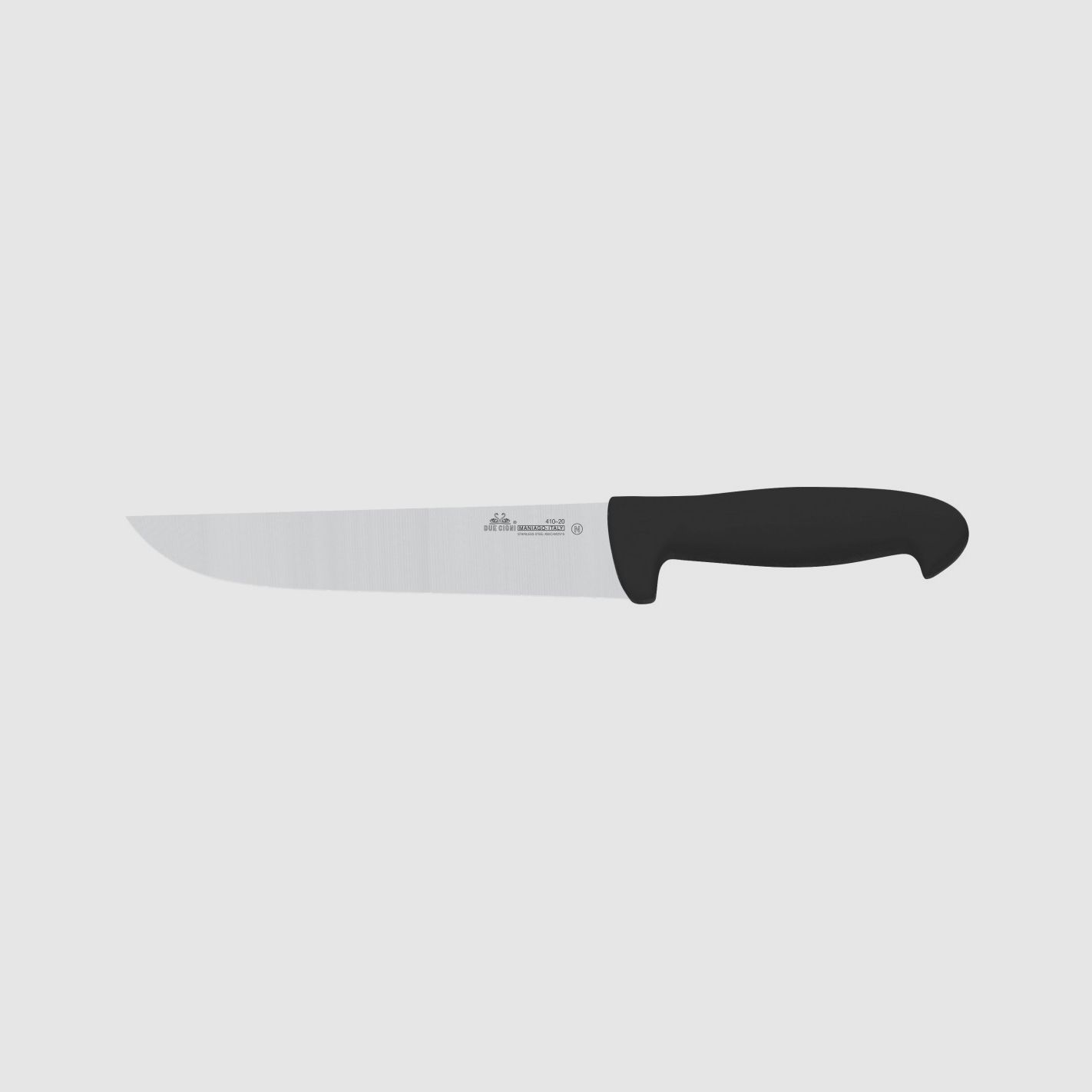Due Cigni - französisches Messer Serie Nitrogeno Griff schwarz 20 cm