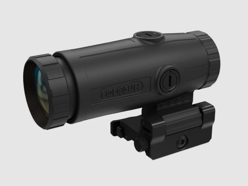 Holosun Mirino Punto Rosso Magnifier HM3X 3x Booster con Montaggio Picatinny Flip, immagine 1 di 3
